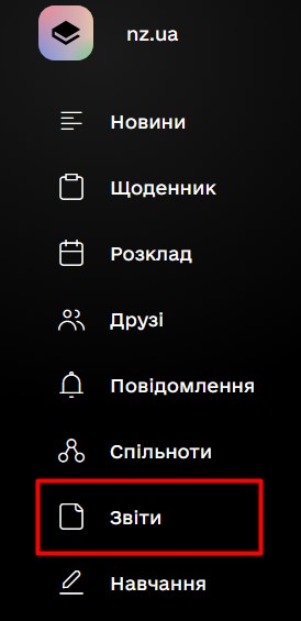 Вигляд меню